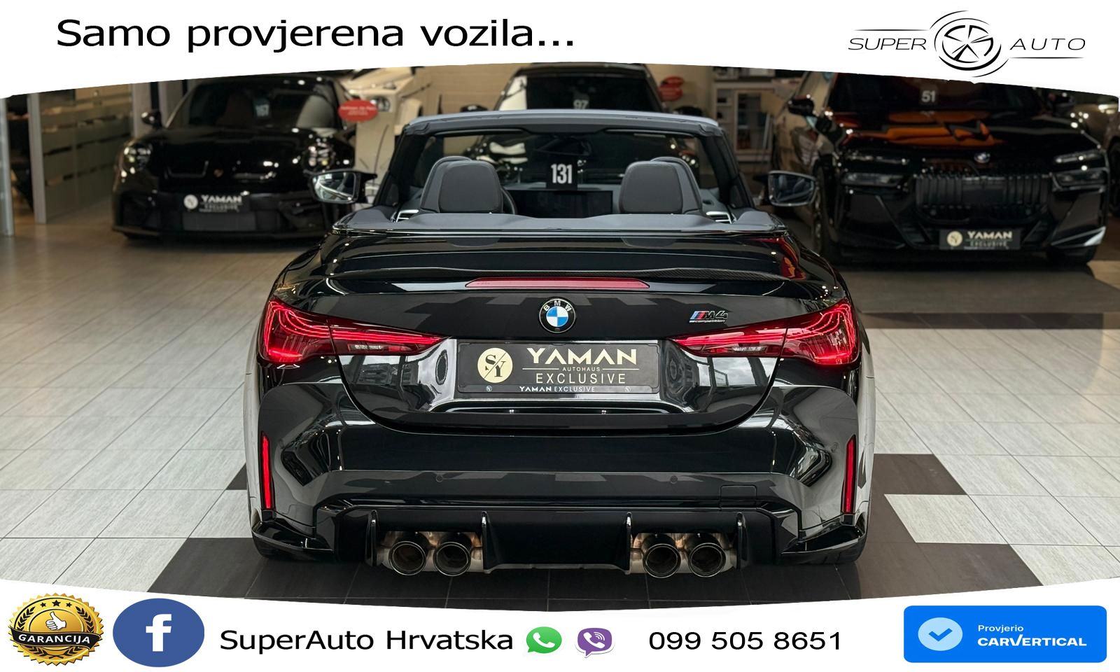 BMW M4 Convertible Competition 3.0 (530 KS) xDrive Steptronic LED+GR S, fotografija 6
