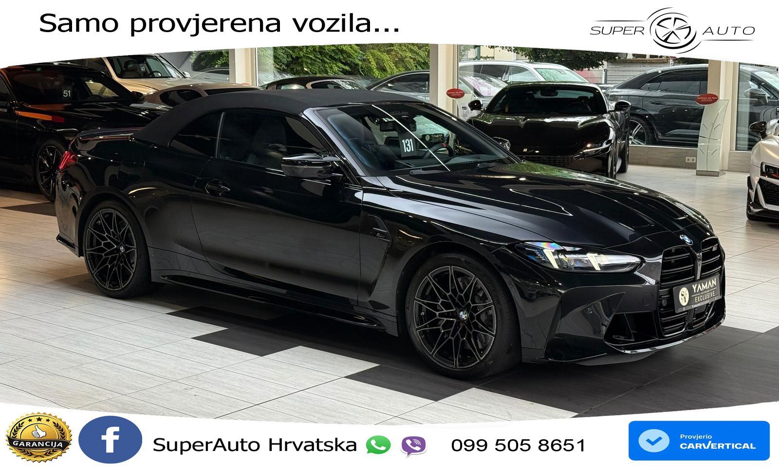 BMW M4 Convertible Competition 3.0 (530 KS) xDrive Steptronic LED+GR S, fotografija 10
