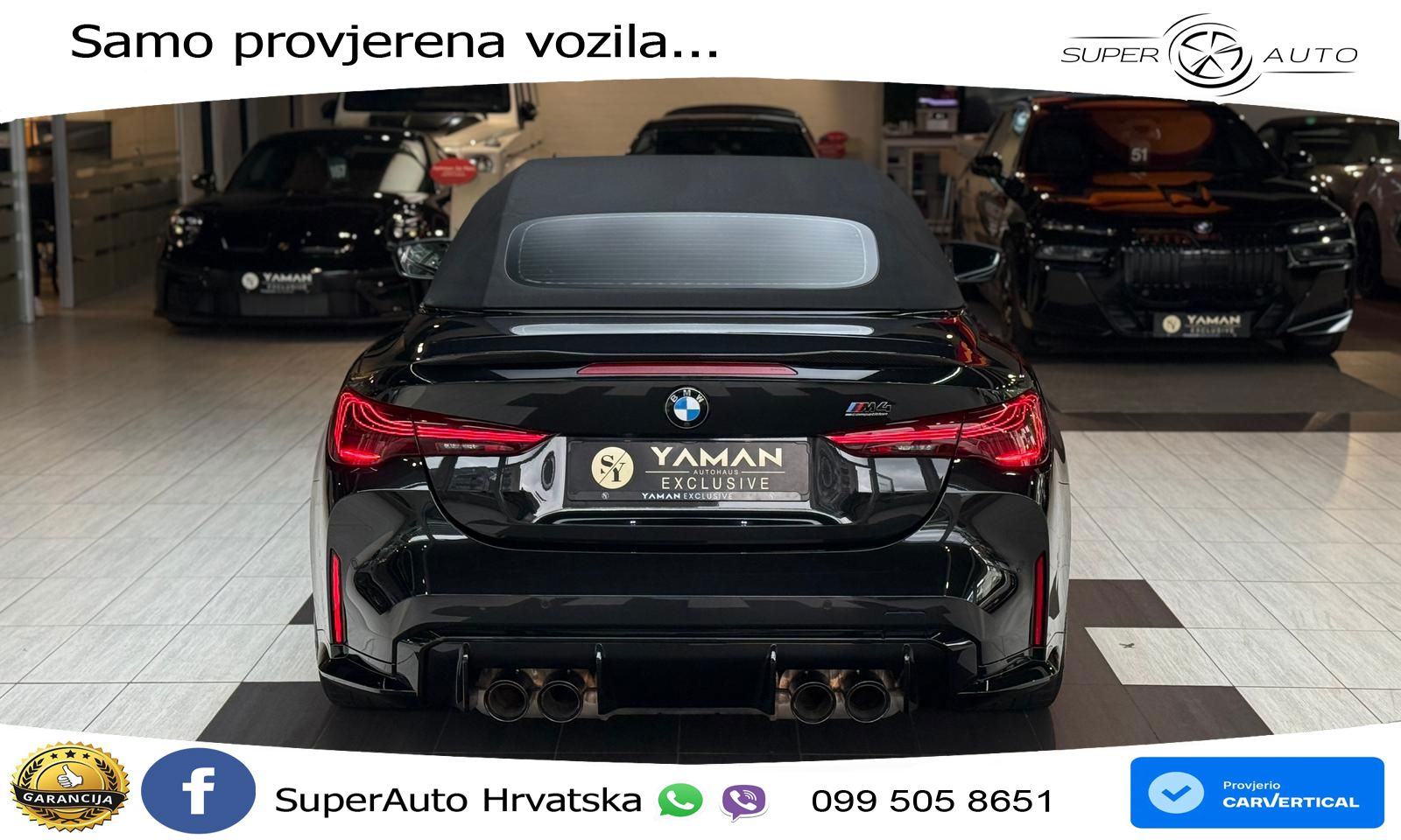 BMW M4 Convertible Competition 3.0 (530 KS) xDrive Steptronic LED+GR S, fotografija 12