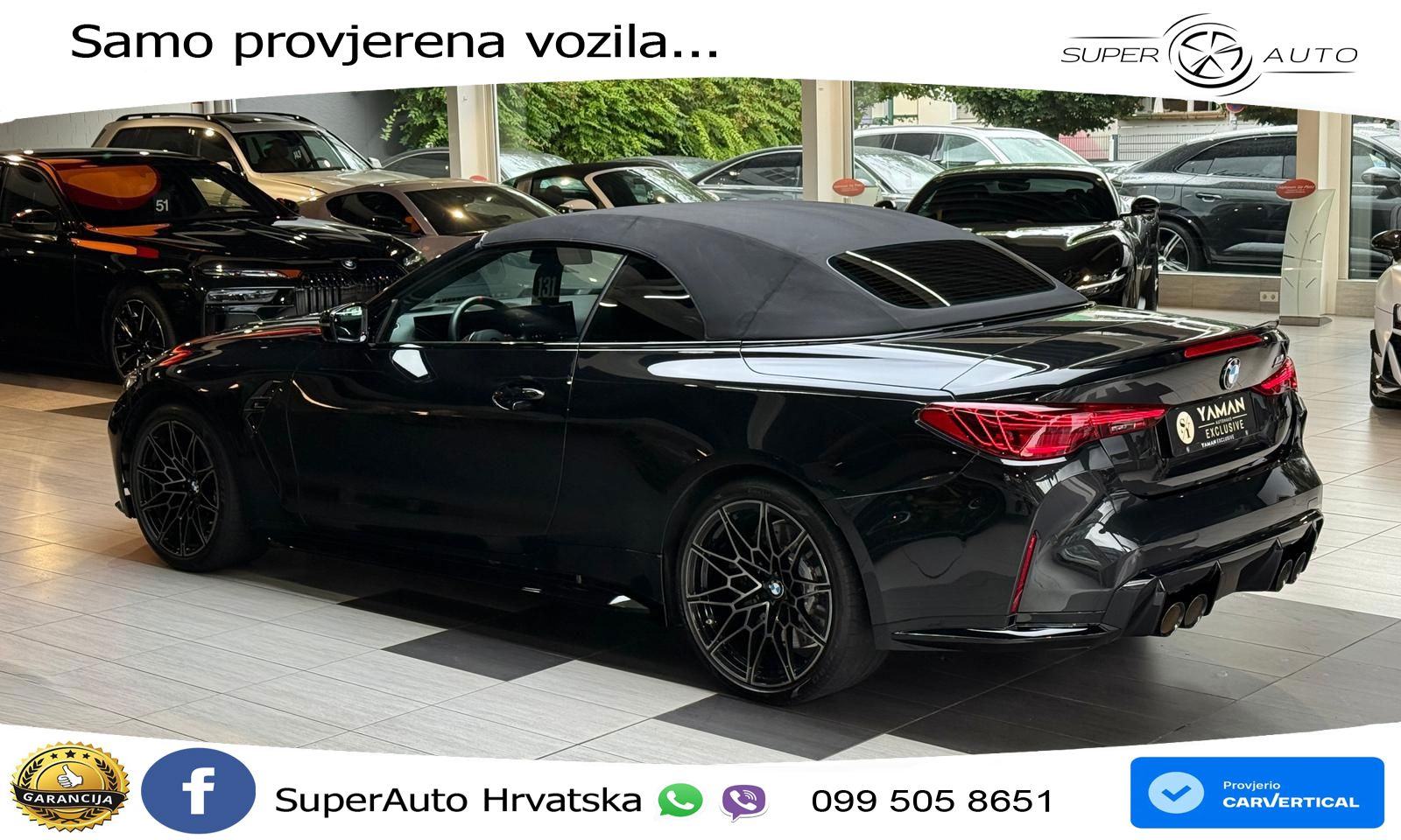 BMW M4 Convertible Competition 3.0 (530 KS) xDrive Steptronic LED+GR S, fotografija 13