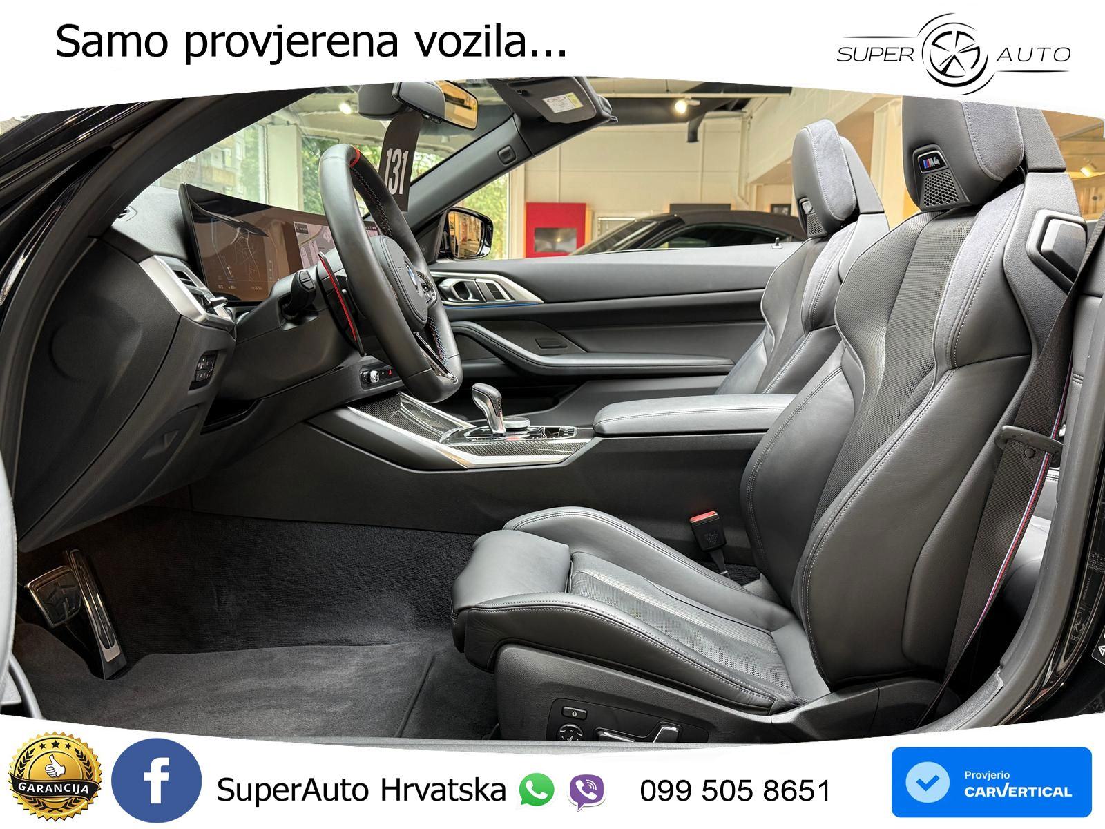 BMW M4 Convertible Competition 3.0 (530 KS) xDrive Steptronic LED+GR S, fotografija 17