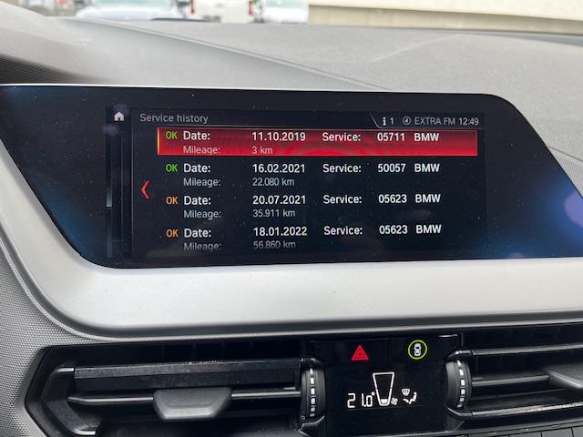 BMW serija 1 116d Advantage, 11/2019, 130500 km, novi model, NAVI,ALU, fotografija 18