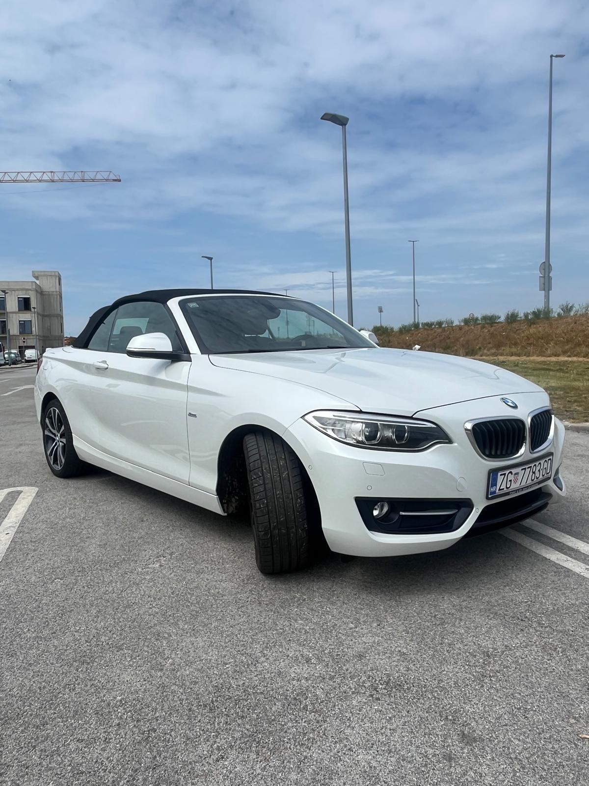 BMW 220d autom. Cabrio Sport, 190 KS, 112.000 km, prvi vlasnik, HR, fotografija 1