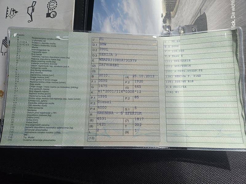 BMW serija 3 316d, fotografija 7