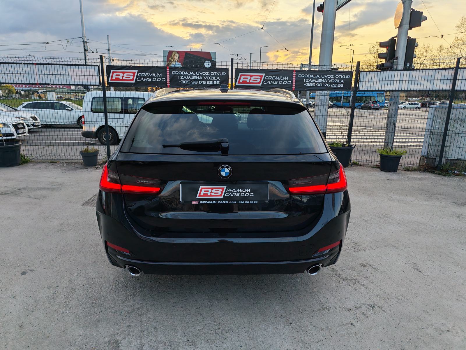 BMW 318D LCI, 91 TKM, CURVED, LED, ALU17+NOVE GUME, REGAN, BMW JAMSTVO, fotografija 12