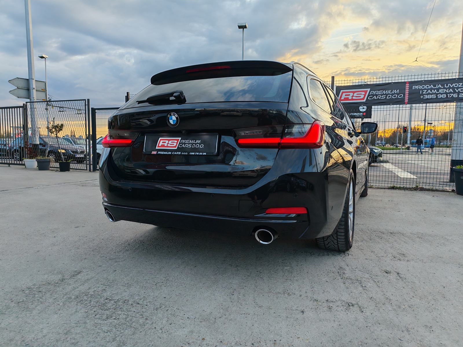 BMW 318D LCI, 91 TKM, CURVED, LED, ALU17+NOVE GUME, REGAN, BMW JAMSTVO, fotografija 11