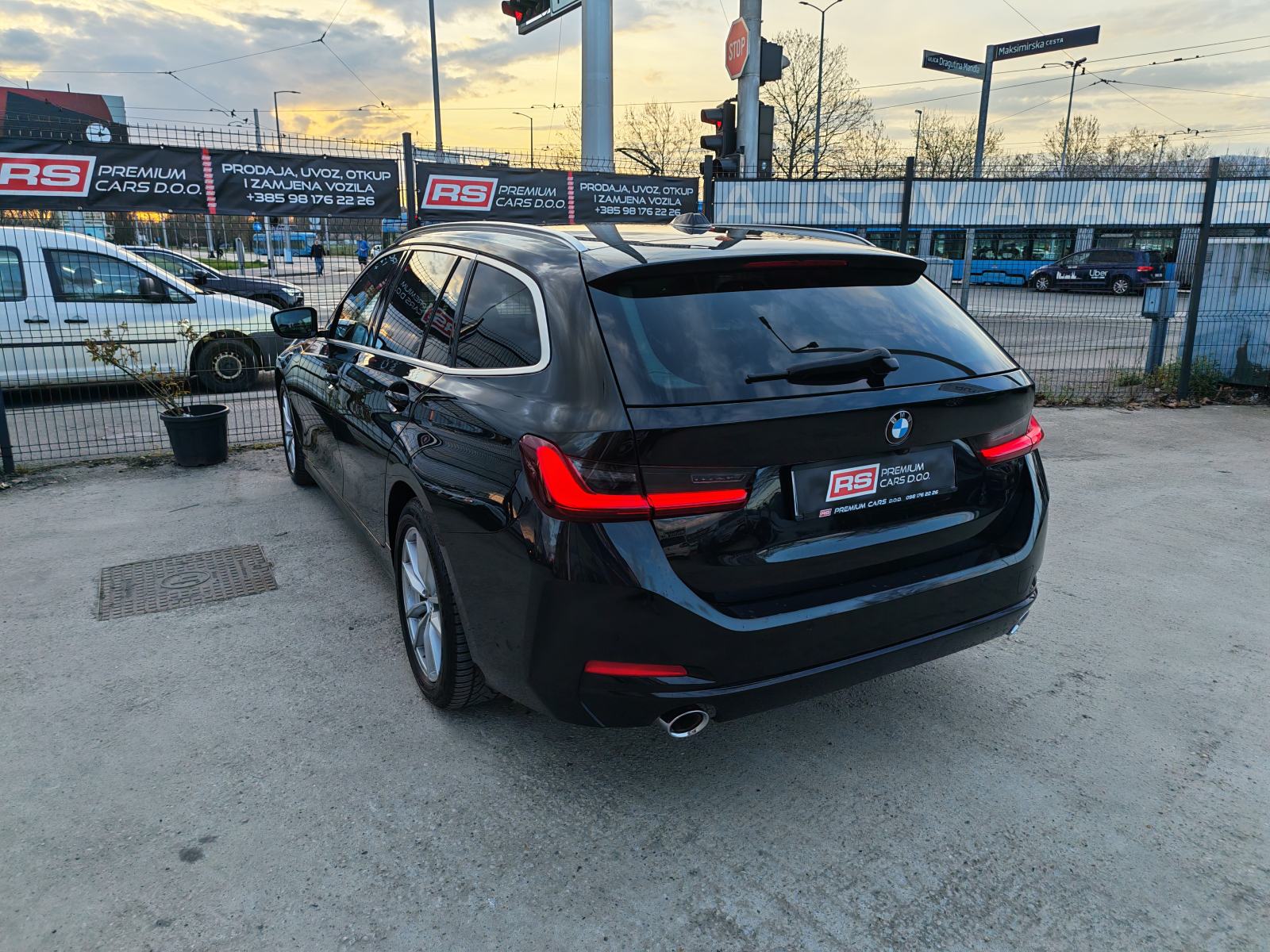 BMW 318D LCI, 91 TKM, CURVED, LED, ALU17+NOVE GUME, REGAN, BMW JAMSTVO, fotografija 14