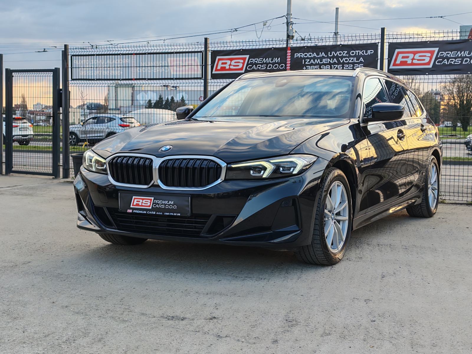 BMW 318D LCI, 91 TKM, CURVED, LED, ALU17+NOVE GUME, REGAN, BMW JAMSTVO, fotografija 3