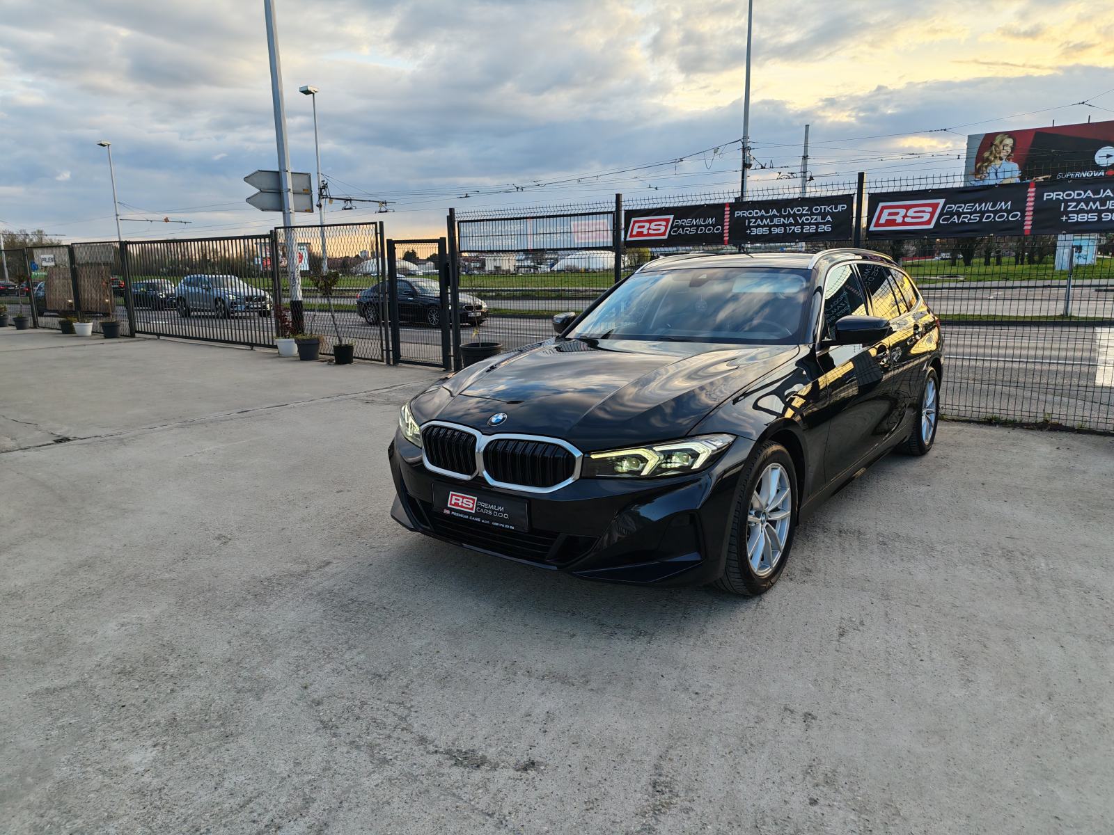 BMW 318D LCI, 91 TKM, CURVED, LED, ALU17+NOVE GUME, REGAN, BMW JAMSTVO, fotografija 2