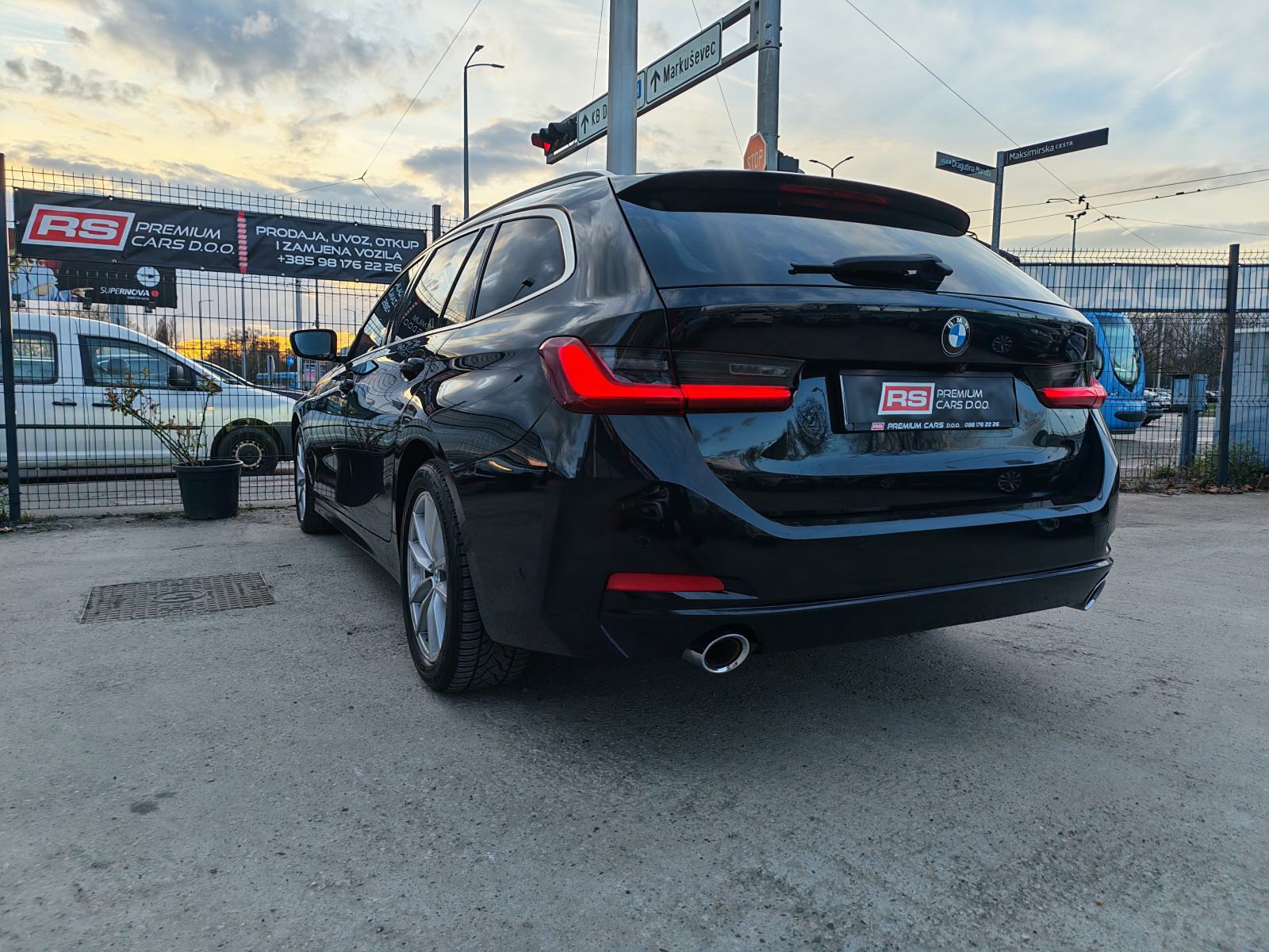 BMW 318D LCI, 91 TKM, CURVED, LED, ALU17+NOVE GUME, REGAN, BMW JAMSTVO, fotografija 15