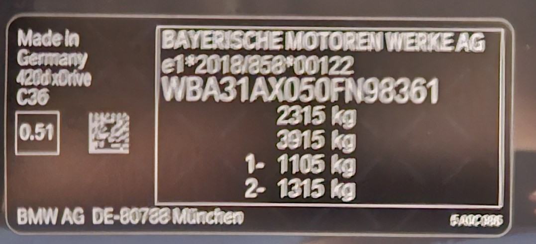 BMW 420d xDrive Gran Coupé – M ovjes, Dravit Grey, 38.400 km, fotografija 12