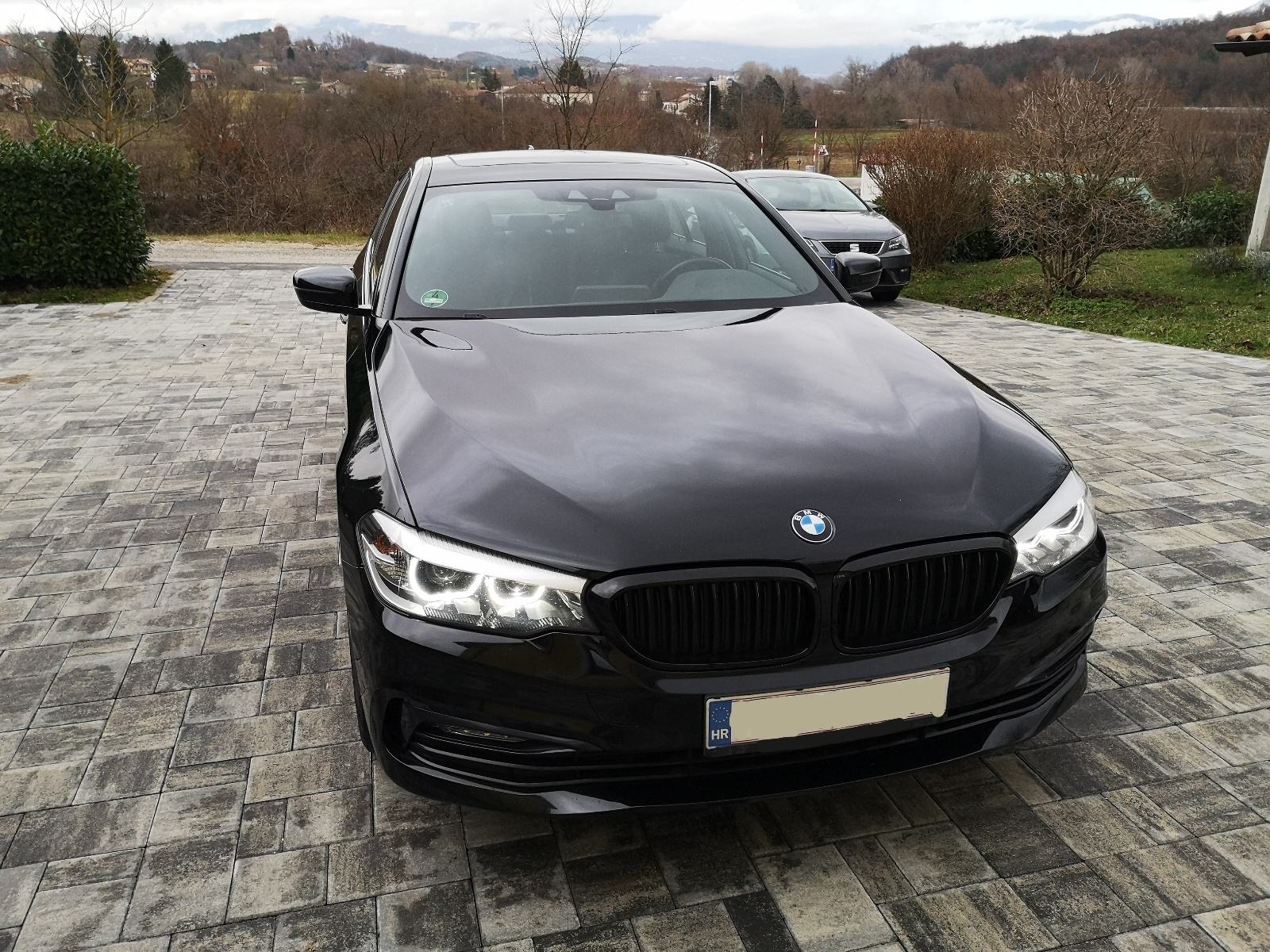 BMW serija 5 520d SPORT, ŠIBER, AMBILIGHT, KAMERA, AUTOMATIK, 19", fotografija 3