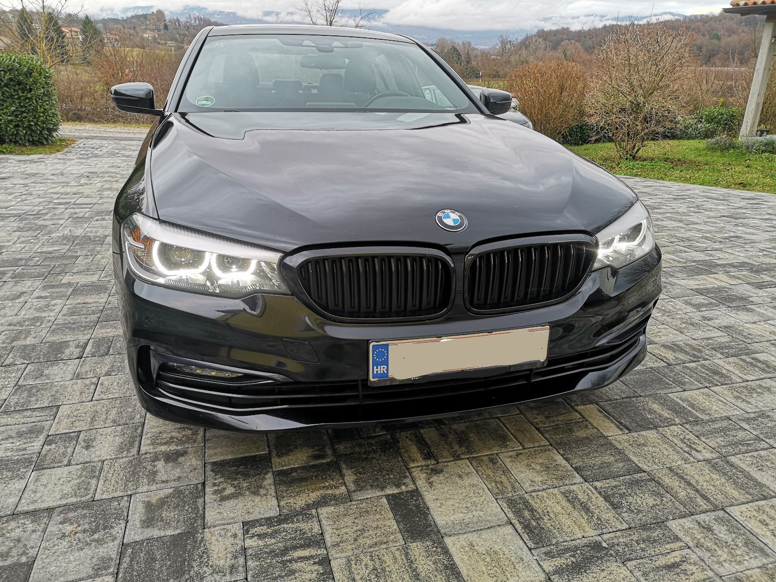 BMW serija 5 520d SPORT, ŠIBER, AMBILIGHT, KAMERA, AUTOMATIK, 19", fotografija 2