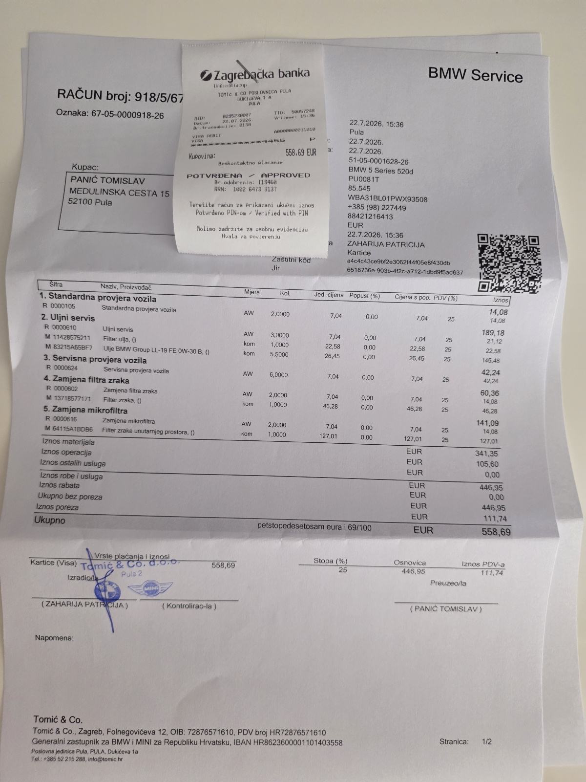 BMW serija 5 520d automatik , Prilika!, fotografija 15