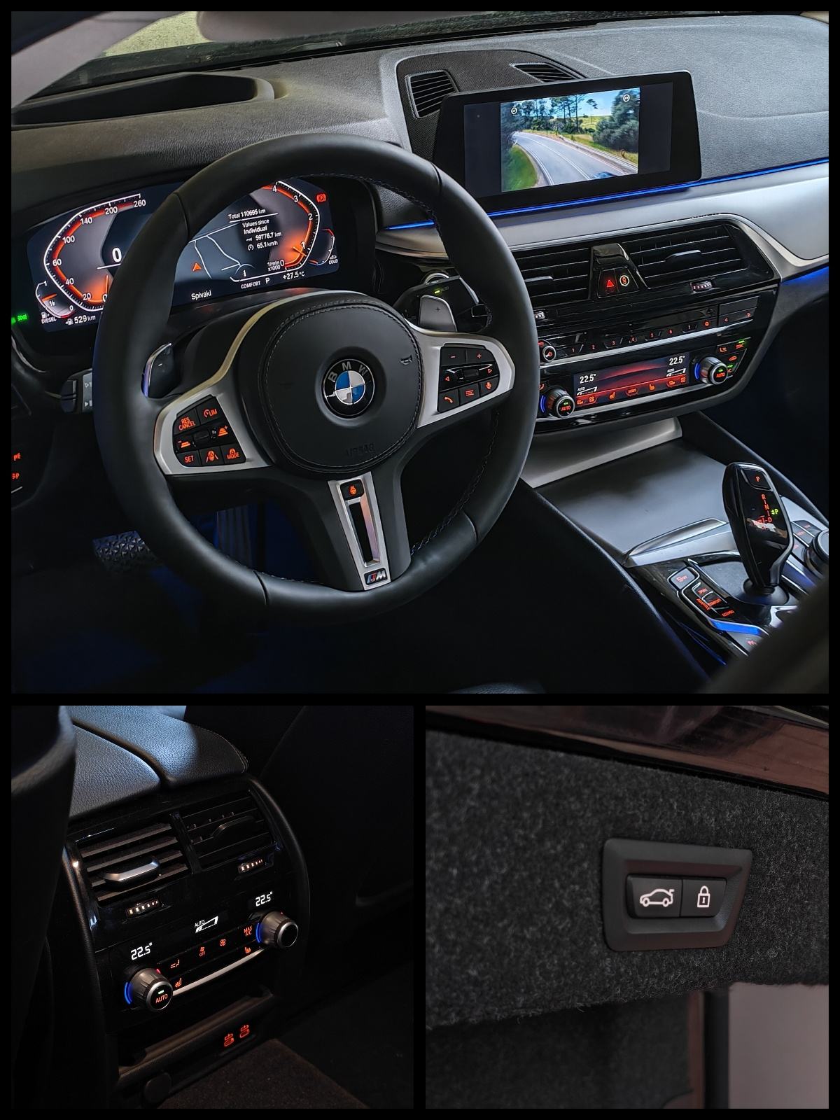 BMW serija 5 520d M sport digital key, fotografija 15