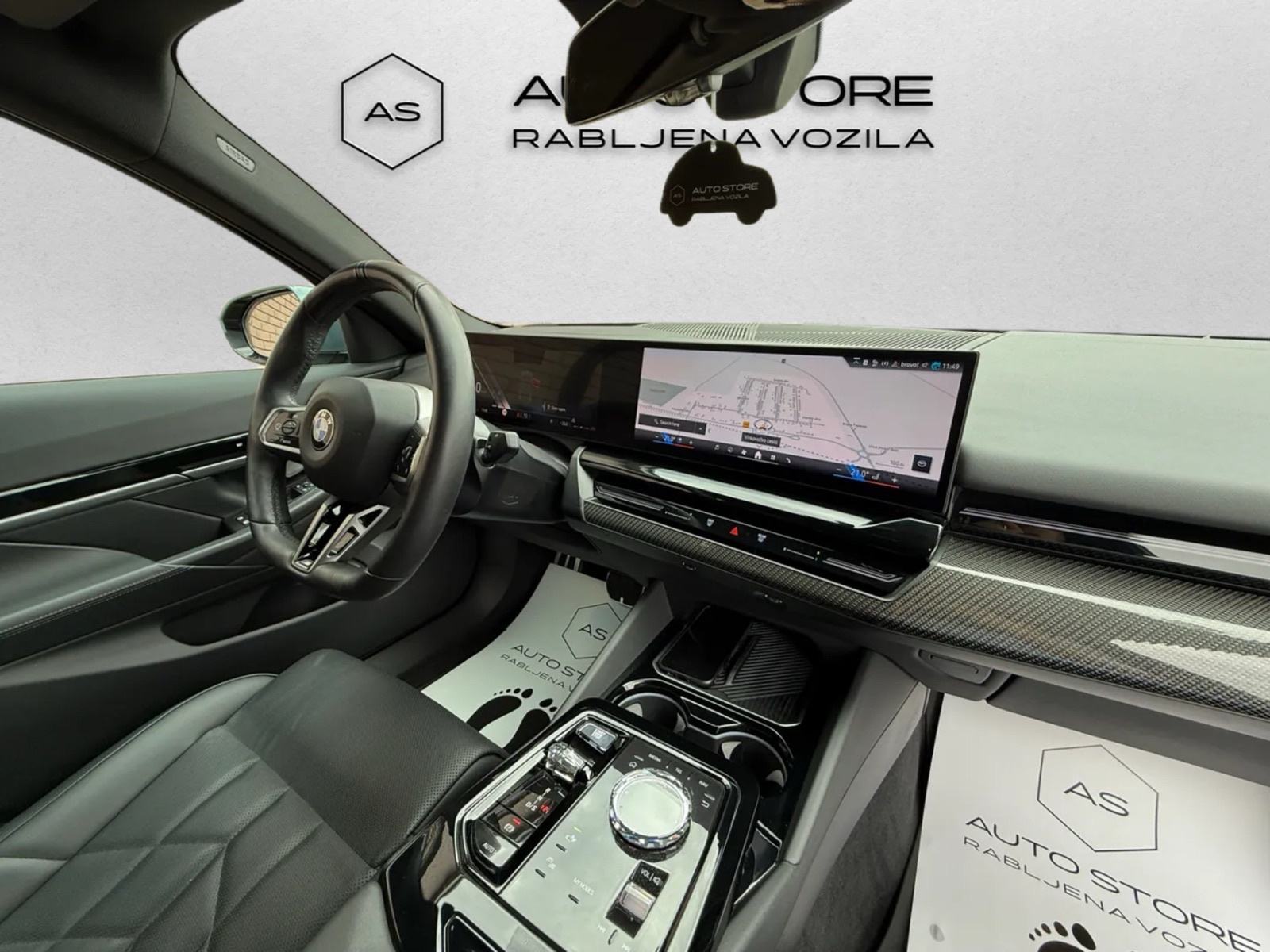 BMW 520dA M-paket Pro•JAMSTVO 12 MJ.• HUD, H/K, 360 CAM, NIGHT VISION, fotografija 14
