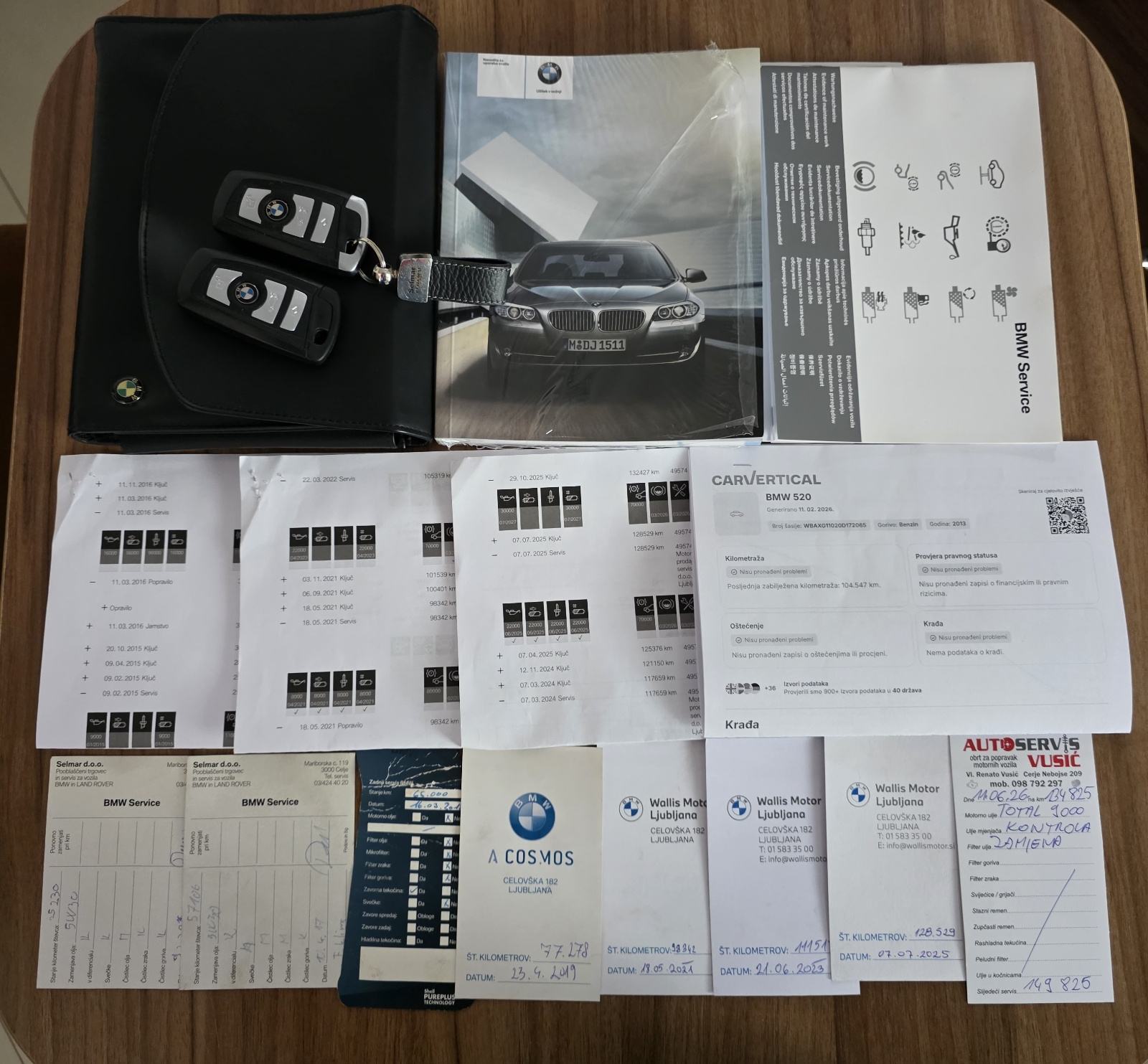 BMW serija 5 520i AUT.,135kw,1.vl.,SAMO 134.000km,BRZI KREDITI DO 10.g, fotografija 19