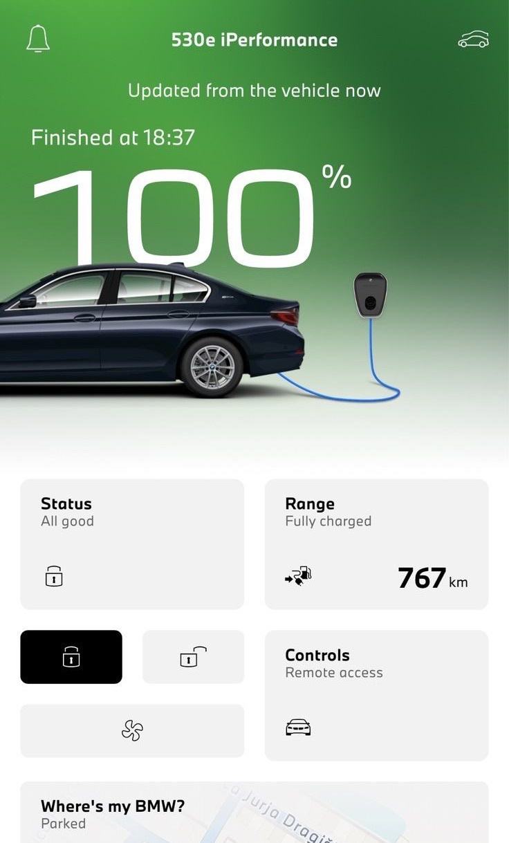 BMW 530e Hybrid…PHEV, Domet 750km komb.struja/benzin,kao novi, reg 1g, fotografija 15