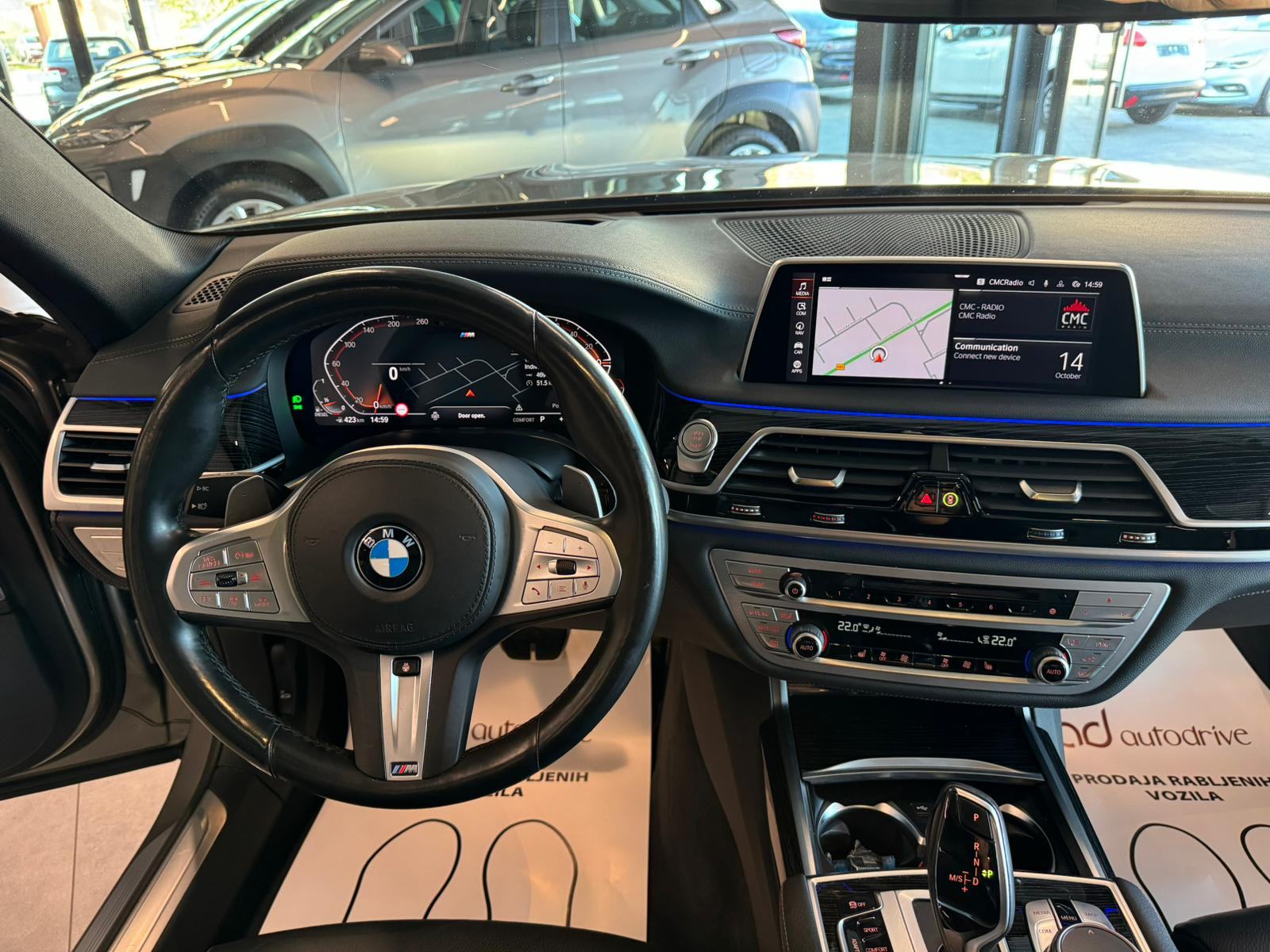 BMW 730d M-PAKET • LASER • ALU20" • KAM 360 • ŠIBER • H&K • HEAD-UP, fotografija 18