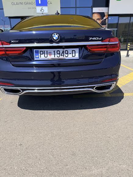 BMW serija 7 740d Xdrive - 360” KAMERA- ZRAČNI-ŠIBER-REG. 7/2027., fotografija 3