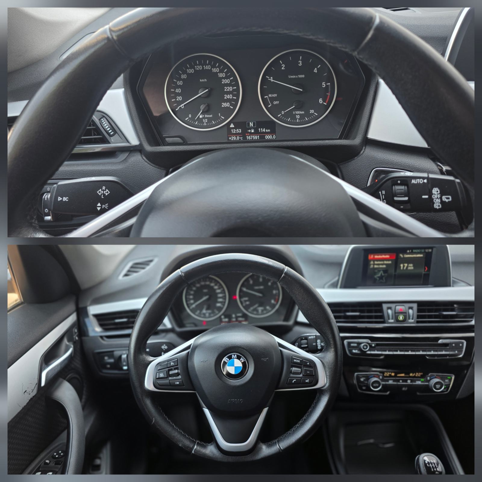 BMW X1 sDrive16d,, 6 BRZINA, LED, AUT. KLIMA, TEMP, PDC, ALU..., fotografija 13