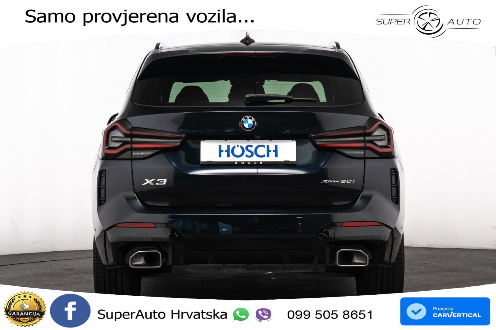 BMW X3 20i xDrive Steptronic M Sport 184 KS, LED+ASIST+GR SJED+KAM+PDC, fotografija 4