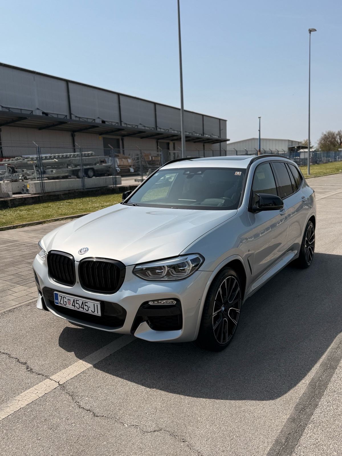 BMW X3 xDrive20d automatik - kupljen u HR - drugi vlasnik - servisna, pogled izvana - slika 1