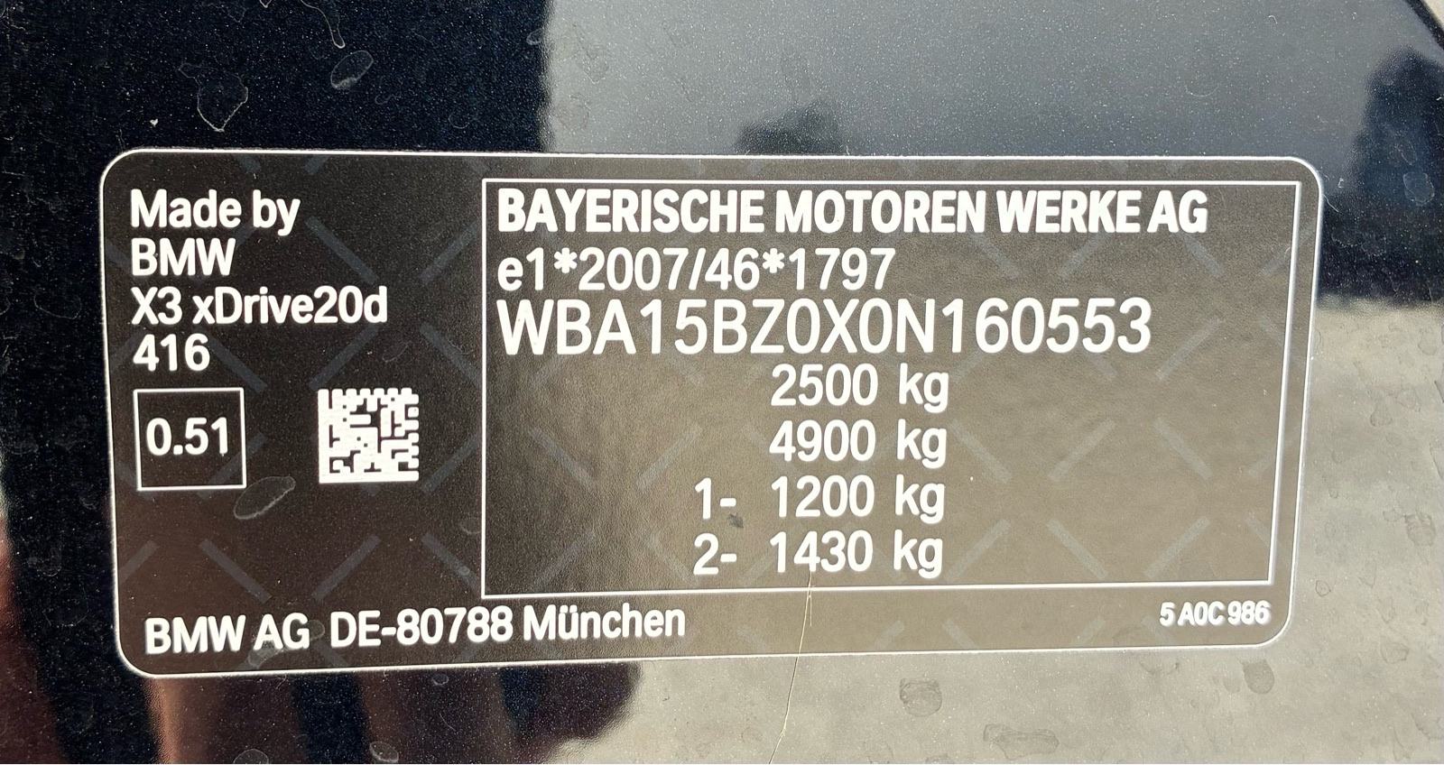BMW X3 xDrive 20d M Sport - u PDVu, fotografija 14