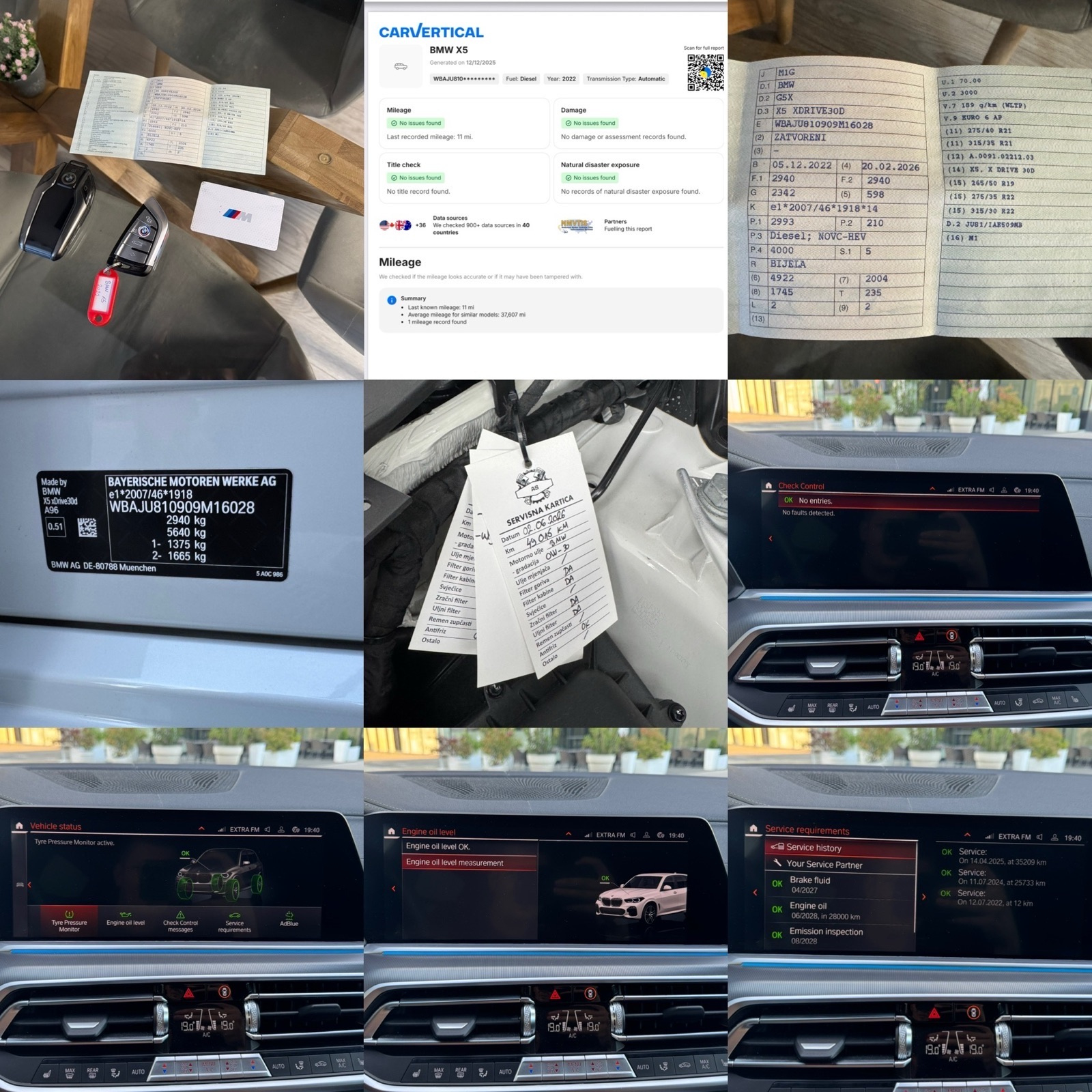 BMW X5 3.0d **M PAKET,210 KW,ORIGINAL KM,3 KLJUČA,SERVISNA,REG 02/27**, fotografija 15