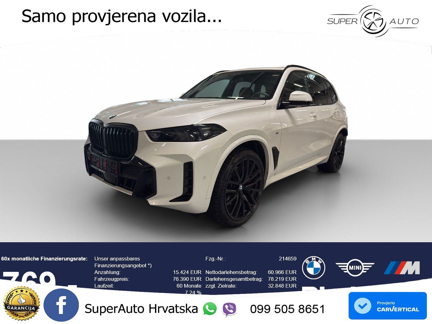 BMW X5 30d (298 KS) xDrive Steptronic M Sport LED+GR SJED+ACC