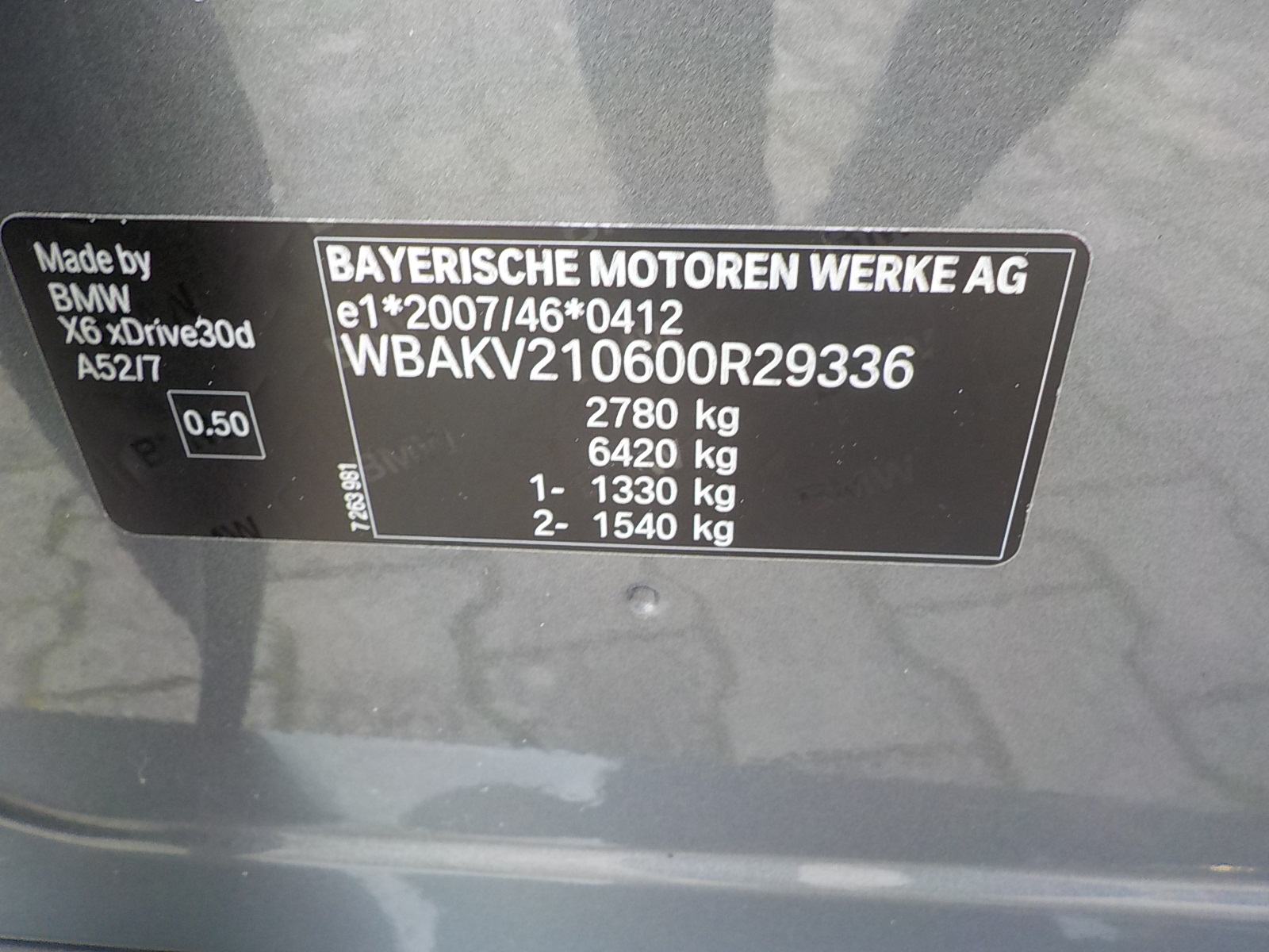 BMW X6 3,0D M sport paket,155.000 km,bez udesa, na ime,⭐️GARANCIJA⭐️, fotografija 13