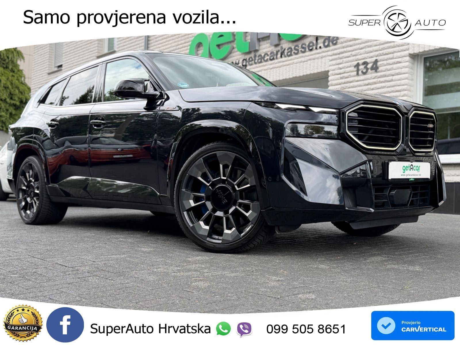 BMW XM 4.4 V8 (653 KS) xDrive Steptronic ACC+HEAD+4xGR SJED+360+PANO, pogled izvana - slika 1