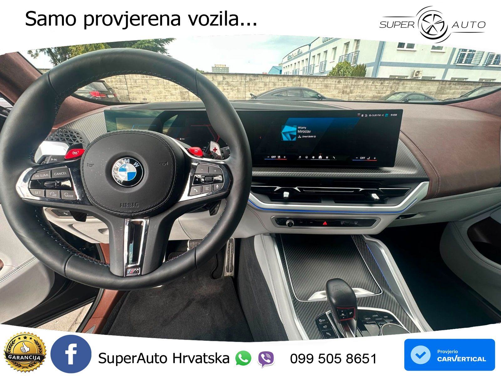 BMW XM 4.4 V8 (653 KS) xDrive Steptronic LED+GR SJED+ACC, fotografija 13