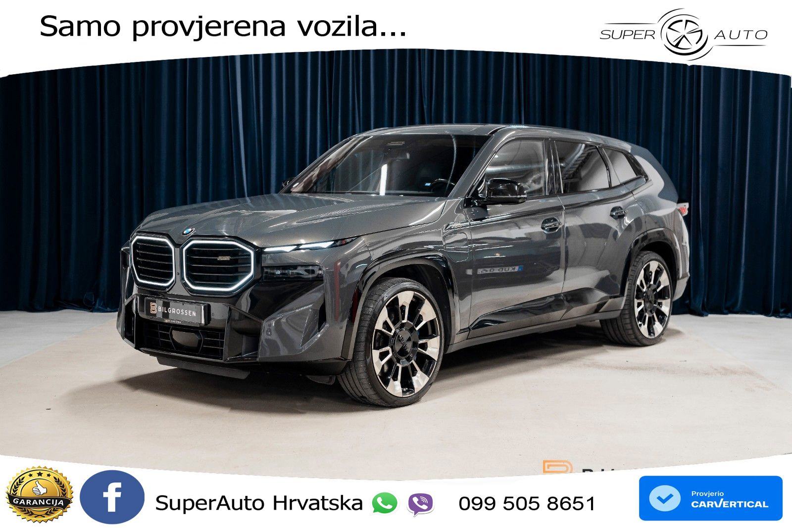 BMW XM 50e (476 KS) M xDrive M Steptronic LED+GR SJED+ACC, pogled izvana - slika 1