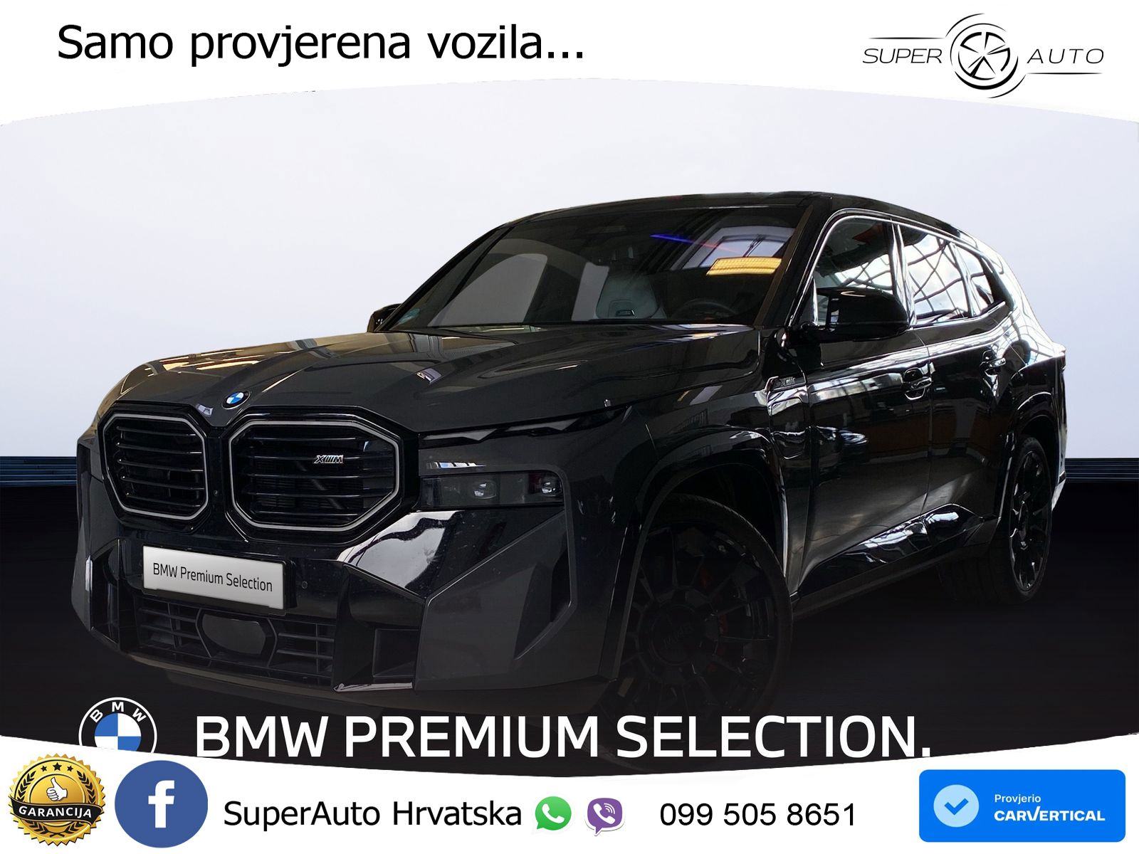 BMW XM 50e (476 KS) M xDrive M Steptronic ZRAČNI+ACC+4xGR SJED+360, pogled izvana - slika 1