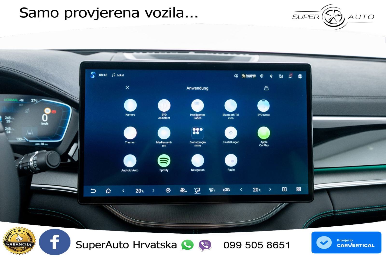 NOVO BYD Seal U 1.5L DM-i 4x4 Aut. Design 324 KS, LED+ACC+GR SJED+PANO, fotografija 10