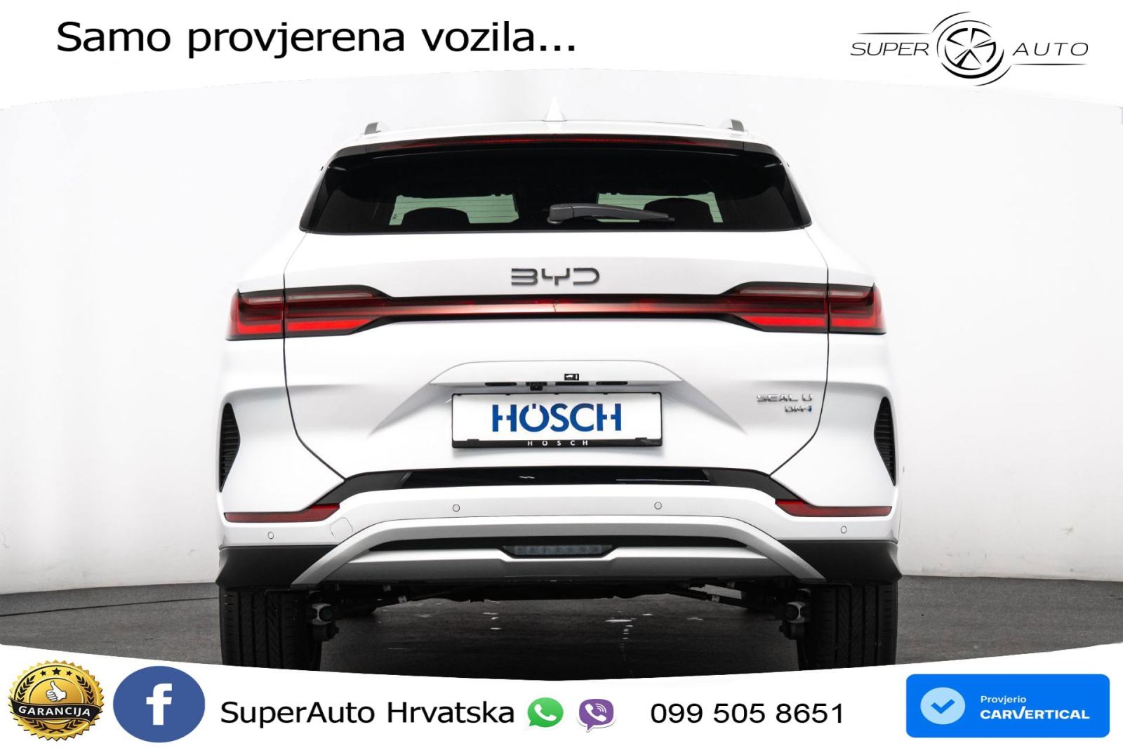 NOVO BYD Seal U 1.5L DM-i Aut. Boost 218 KS, LED+ACC+GR SJED+360+PANO, pogled izvana - slika 4