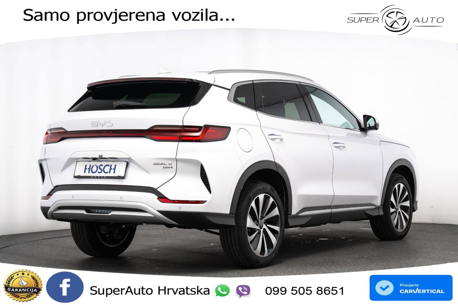 NOVO BYD Seal U 1.5L DM-i Aut. Boost 218 KS, LED+ACC+GR SJED+360+PANO, pogled izvana - slika 5