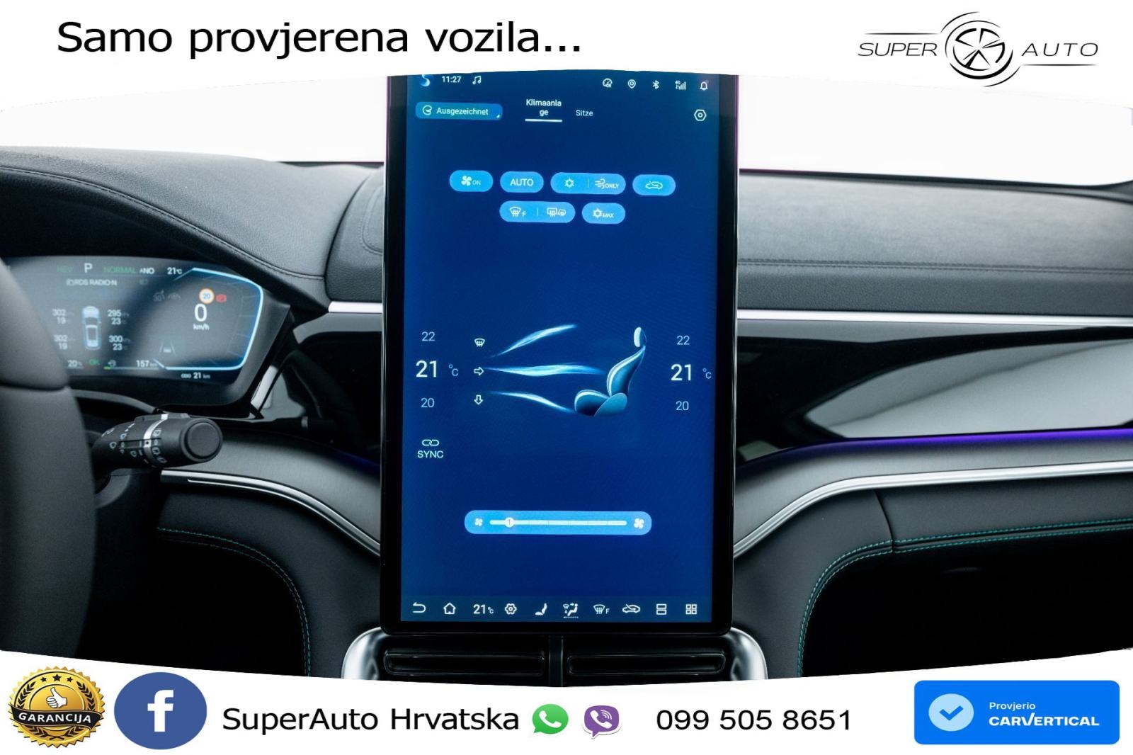 NOVO BYD Seal U 1.5L DM-i Aut. Boost 218 KS, LED+ACC+GR SJED+360+PANO, fotografija 9
