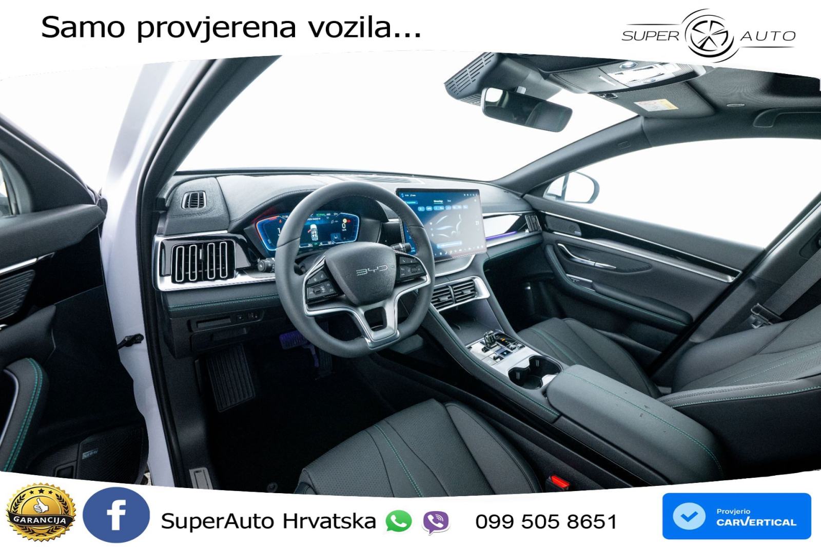 NOVO BYD Seal U 1.5L DM-i Aut. Boost 218 KS, LED+ACC+GR SJED+360+PANO, fotografija 11