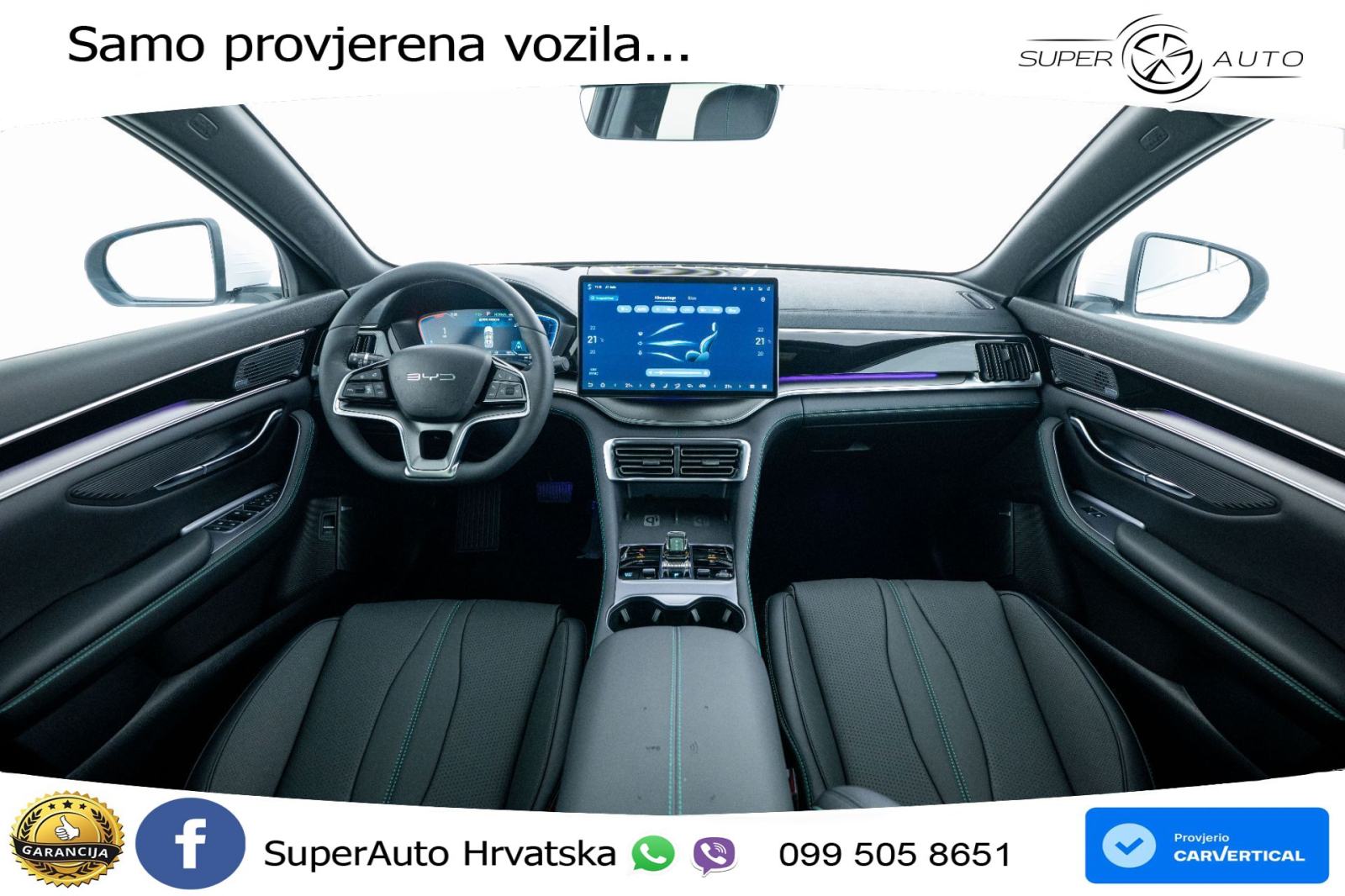 NOVO BYD Seal U 1.5L DM-i Aut. Boost 218 KS, LED+ACC+GR SJED+360+PANO, fotografija 6