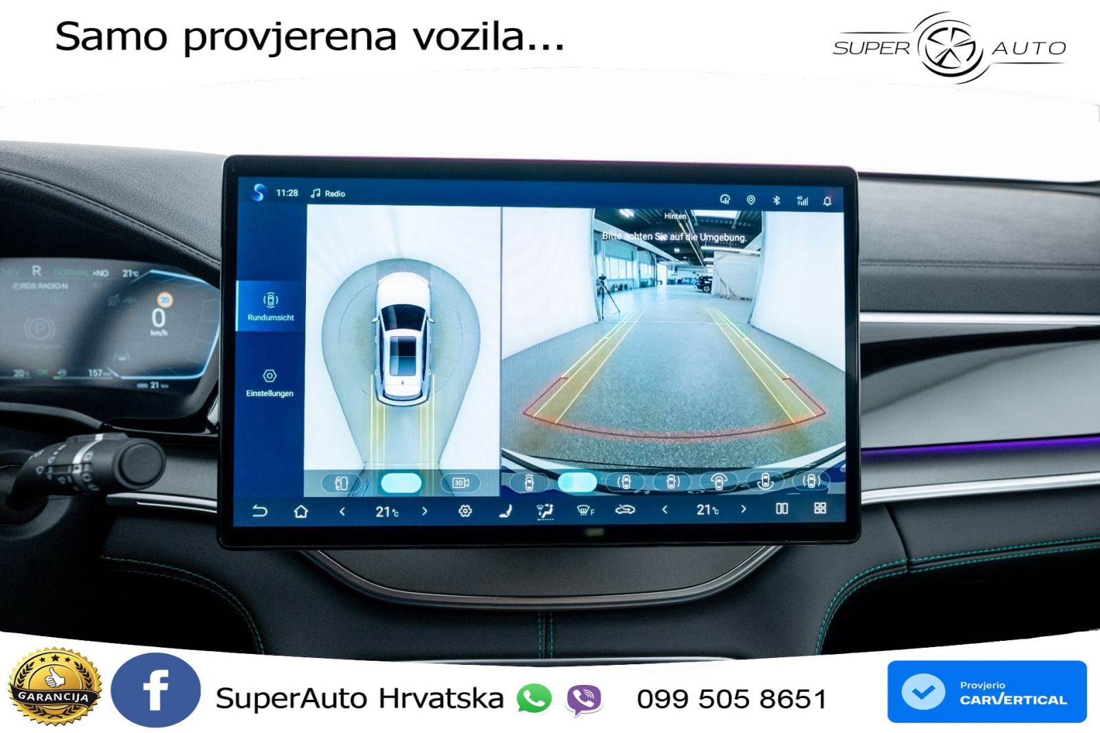 NOVO BYD Seal U 1.5L DM-i Aut. Boost 218 KS, LED+ACC+GR SJED+360+PANO, fotografija 10