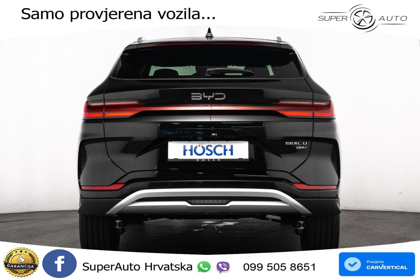 NOVO BYD Seal U 1.5L DM-i Aut. Comfort 218 KS, LED+ACC+GR SJED+360+VIR, fotografija 4