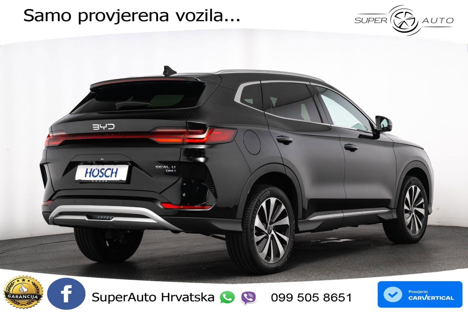 NOVO BYD Seal U 1.5L DM-i Aut. Comfort 218 KS, LED+ACC+GR SJED+360+VIR, fotografija 5