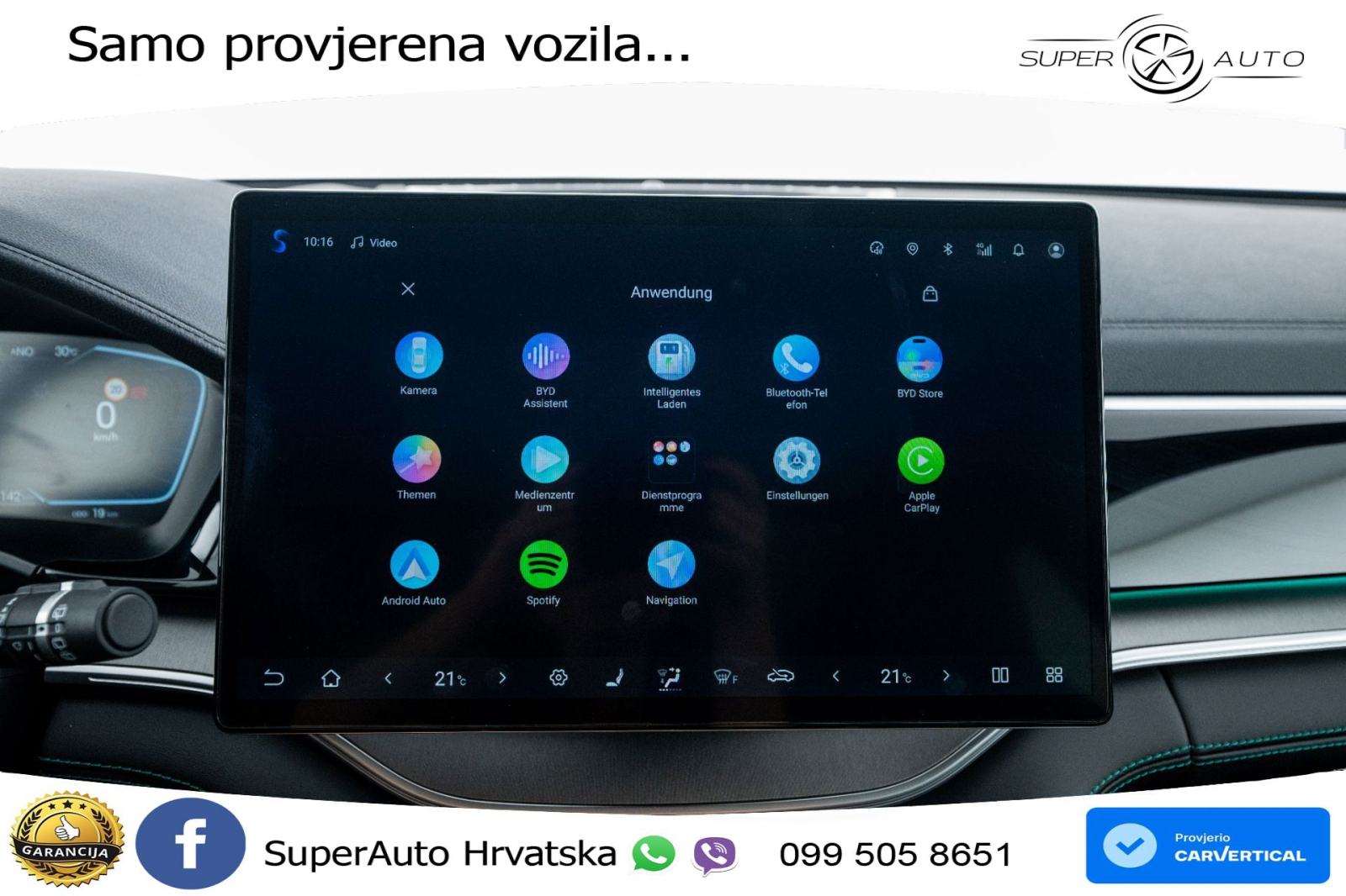 NOVO BYD Seal U 1.5L DM-i Aut. Comfort 218 KS, LED+ACC+GR SJED+360+VIR, fotografija 9