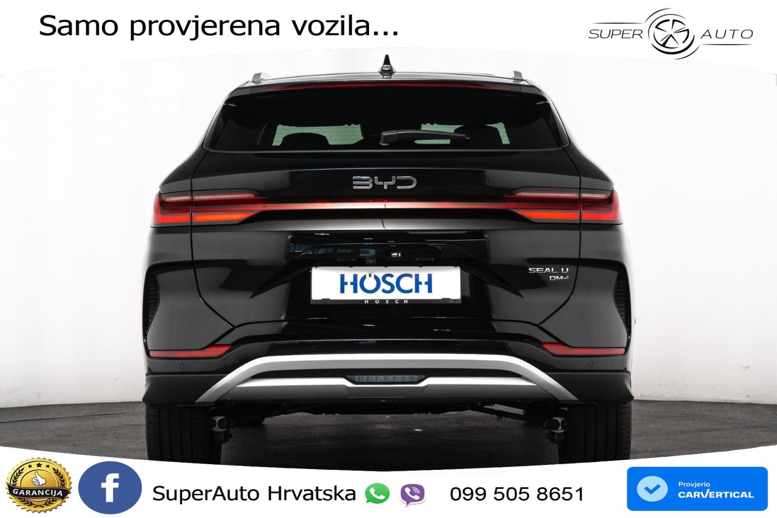 NOVO BYD Seal U DM-i 1.5L Aut. Boost 218 KS, ACC+360+GR SJED+PANO+HEAD, fotografija 6