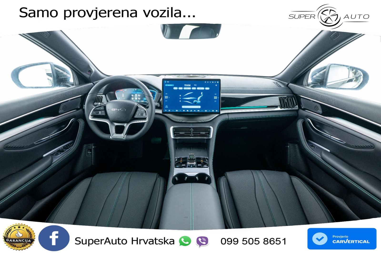 NOVO BYD Seal U DM-i 1.5L Aut. Boost 218 KS, ACC+360+GR SJED+PANO+HEAD, fotografija 7