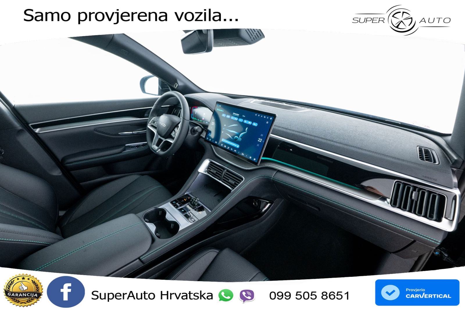 NOVO BYD Seal U DM-i 1.5L Aut. Boost 218 KS, ACC+360+GR SJED+PANO+HEAD, fotografija 13