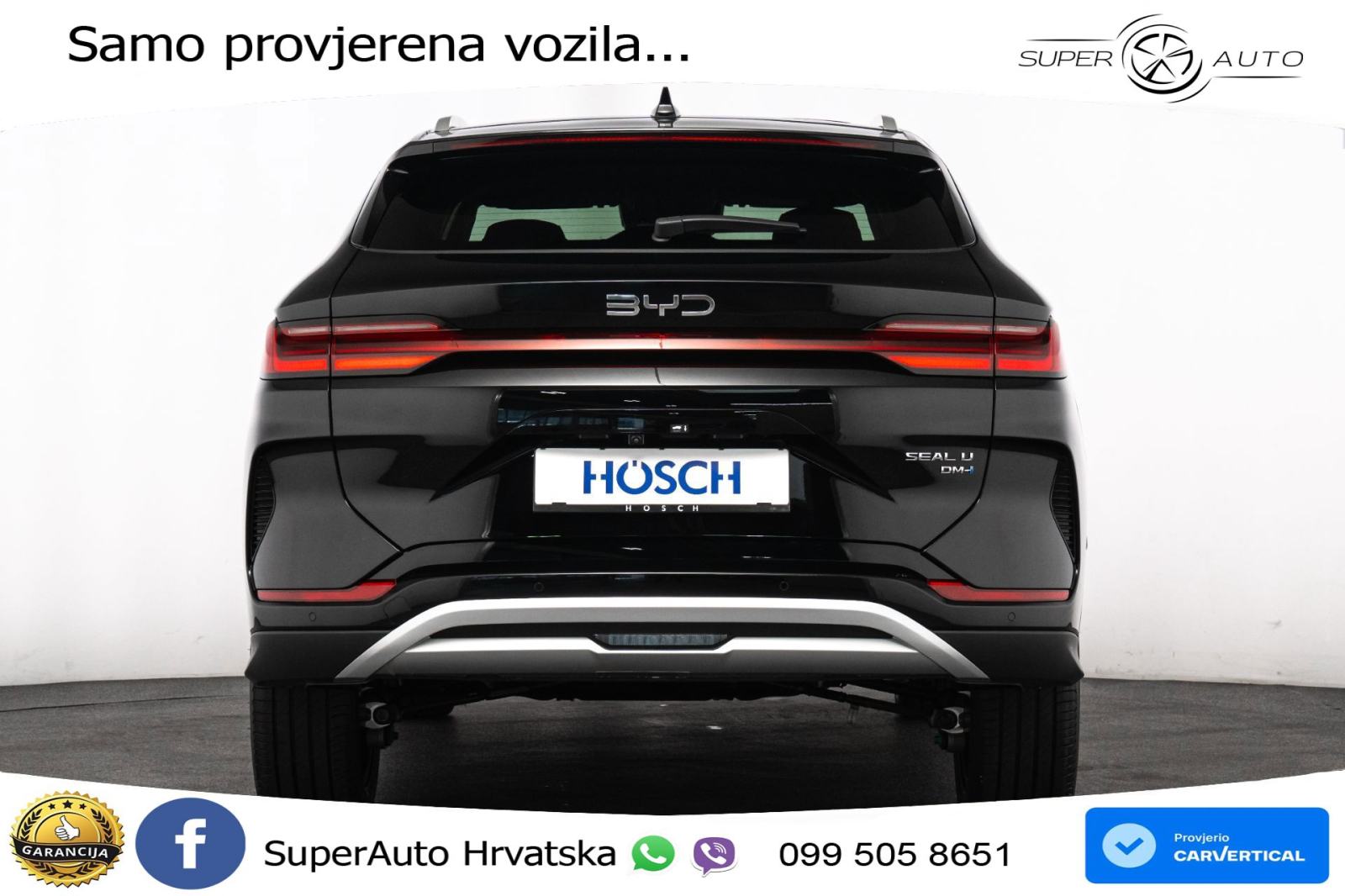 NOVO BYD Seal U DM-i 1.5L Aut. Boost 218 KS, ACC+360+GR SJED+PANO+HEAD, fotografija 6