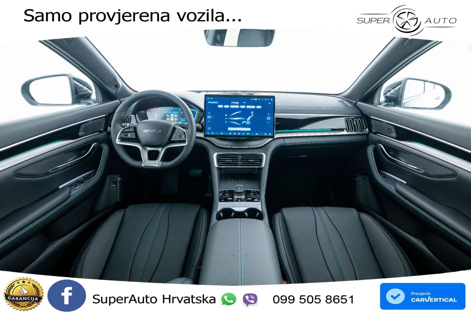 NOVO BYD Seal U DM-i 1.5L Aut. Boost 218 KS, ACC+360+GR SJED+PANO+HEAD, fotografija 7